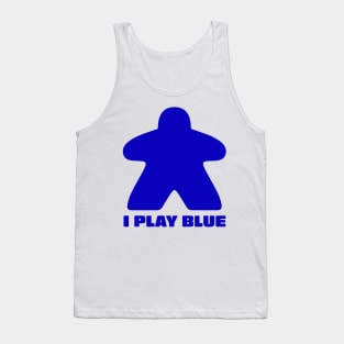 Meeple - I Play Blue Tank Top